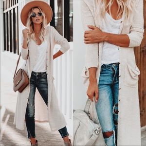 Vici 🍁 Vera Maxi Duster Cardigan